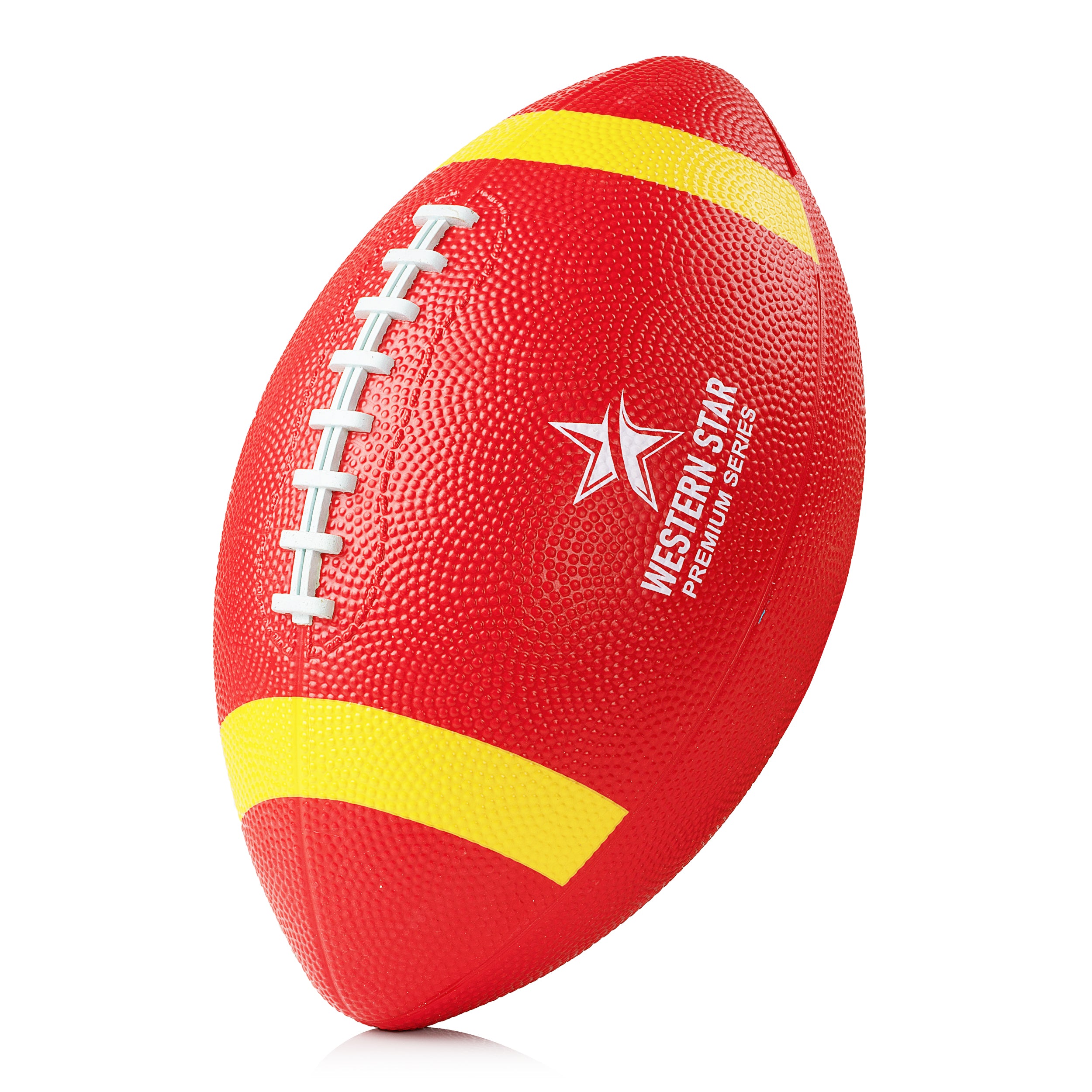 Western Star Full Size Football - Official Size and Weight- 5 Popular Colors - Premium Series - Attractive and Durable Design