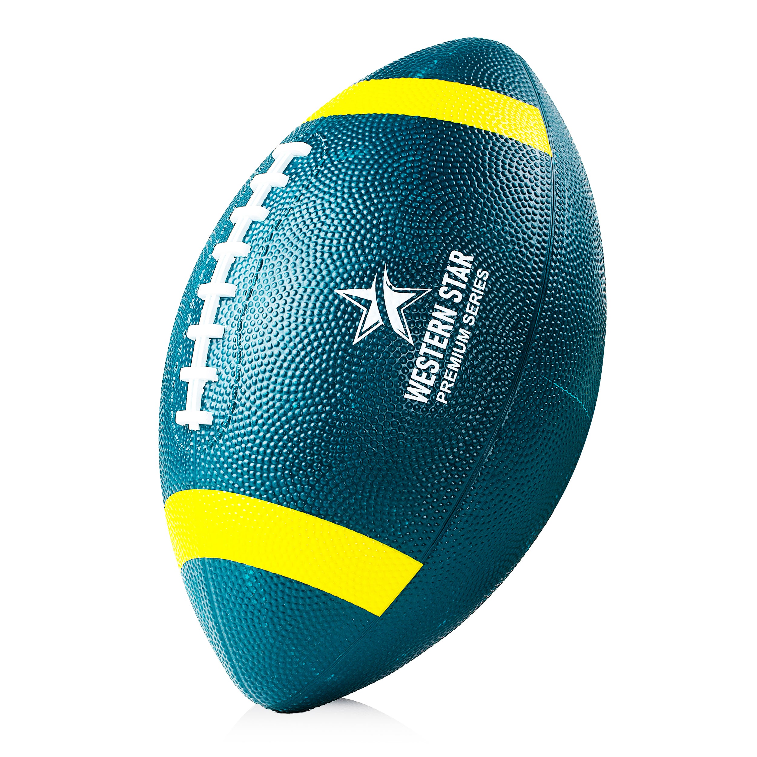 Western Star Full Size Football - Official Size and Weight- 5 Popular Colors - Premium Series - Attractive and Durable Design