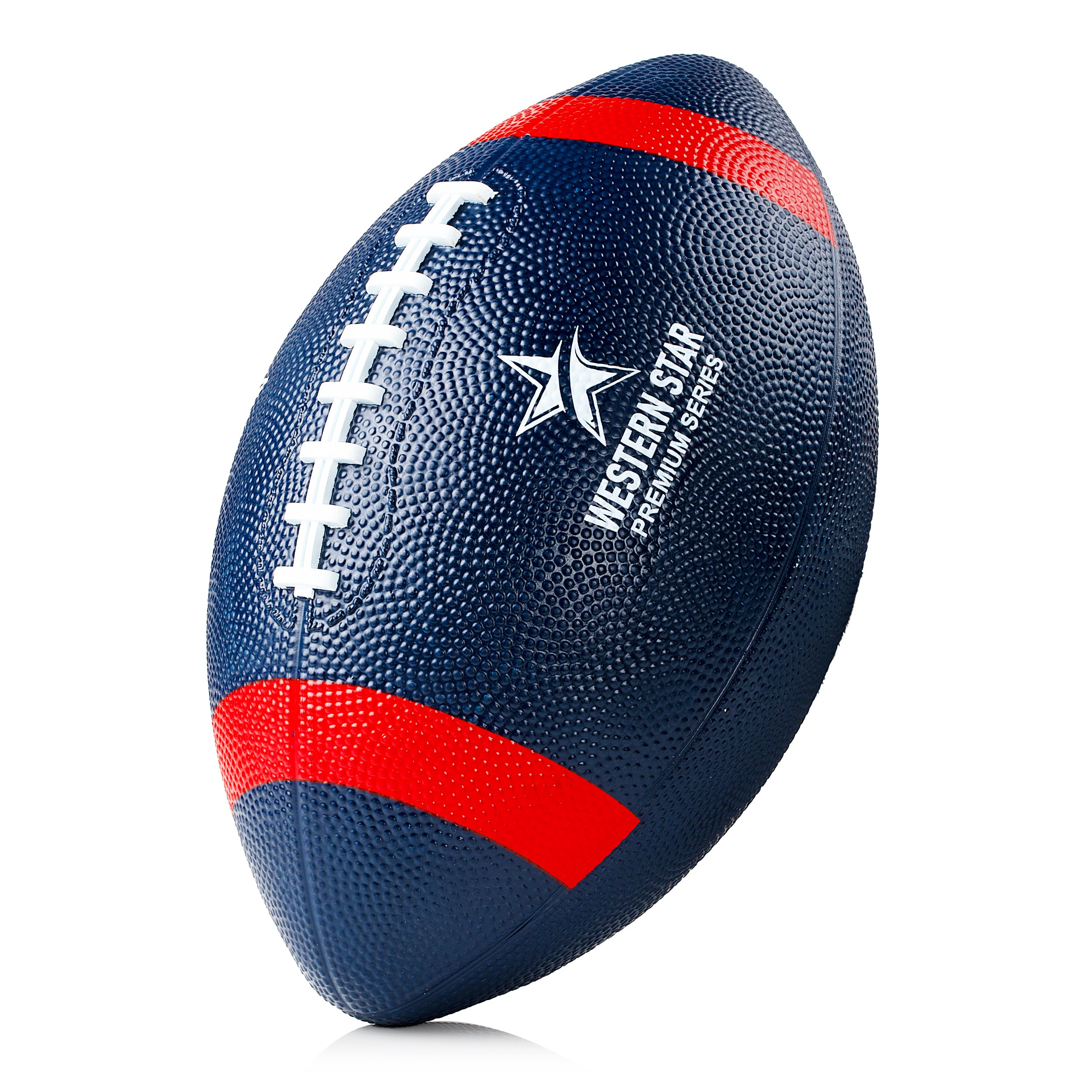 Western Star Full Size Football - Official Size and Weight- 5 Popular Colors - Premium Series - Attractive and Durable Design