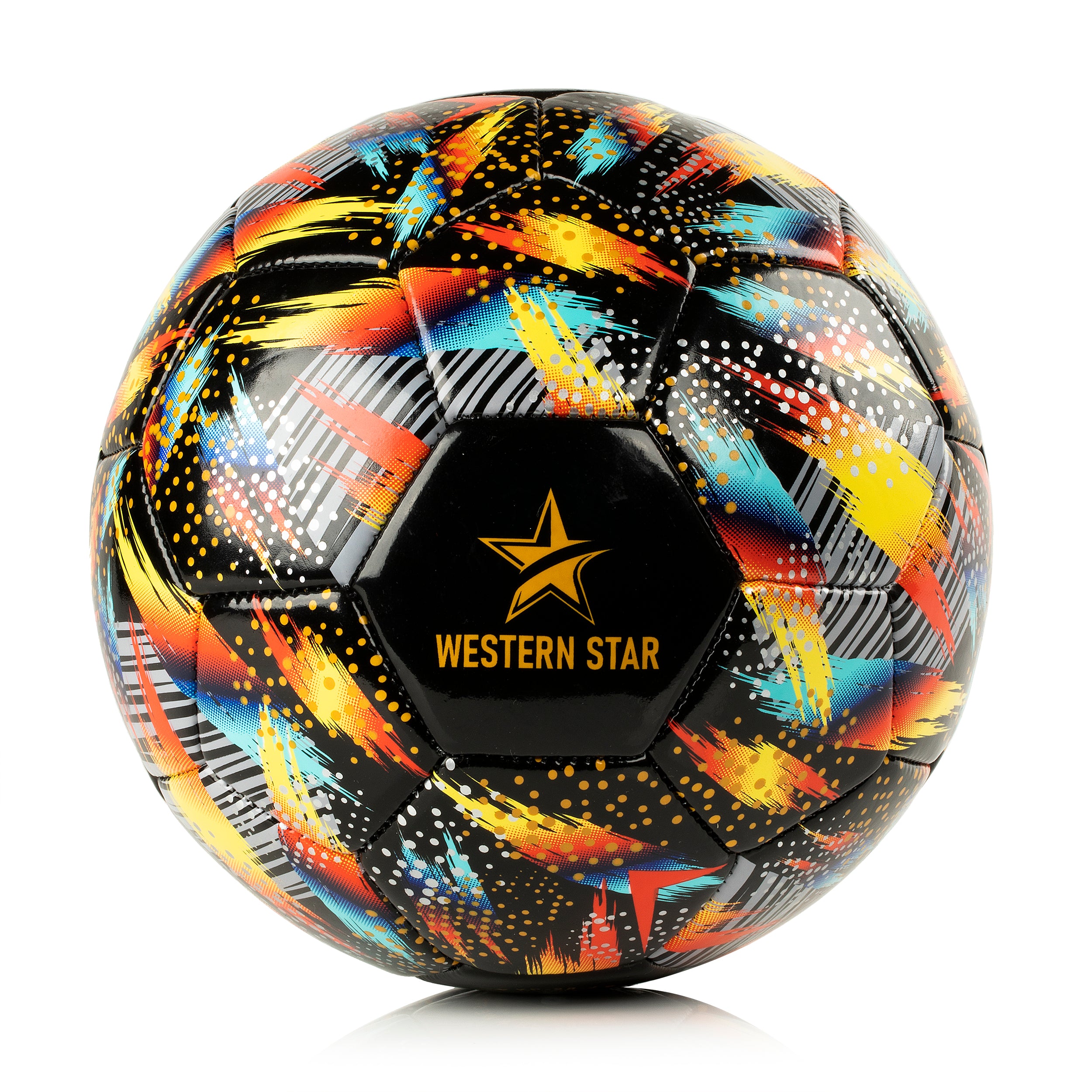 Western Star Soccer Ball Size 4 & Size 5 - Official Match Weight